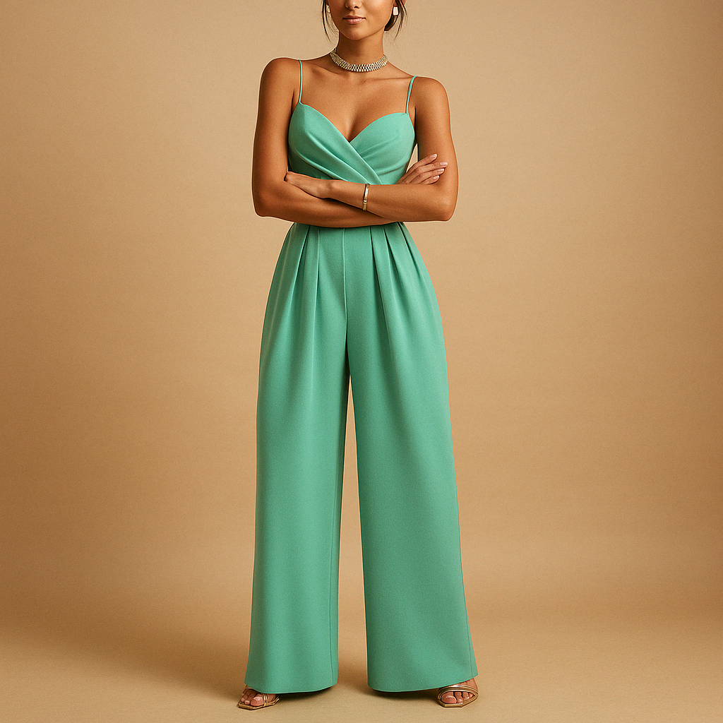Women’s trendy summer jumpsuit with breathable fabric, adjustable straps, and flattering fit. Perfect for parties, casual days, and summer evenings.
