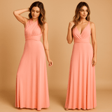 Versatile wrap dress with adjustable fit for women | Hazel-Dresses-Darling Fashion-Pink-XS-Darling Fashion