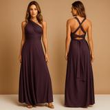 Versatile wrap dress with adjustable fit for women | Hazel-Dresses-Darling Fashion-Purple-XS-Darling Fashion