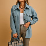 Waterproof windproof jacket for women | Hannah-Jackets-Darling Fashion-Blue-XS-Darling Fashion