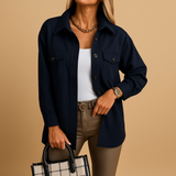 Waterproof windproof jacket for women | Hannah-Jackets-Darling Fashion-Navy-XS-Darling Fashion